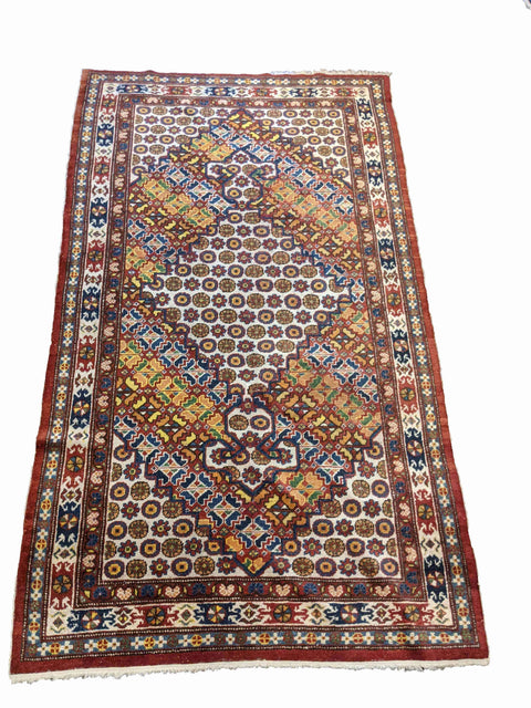 217 x 126 cm Nomadic Tribal Tribal Brown Rug - Rugoutlet