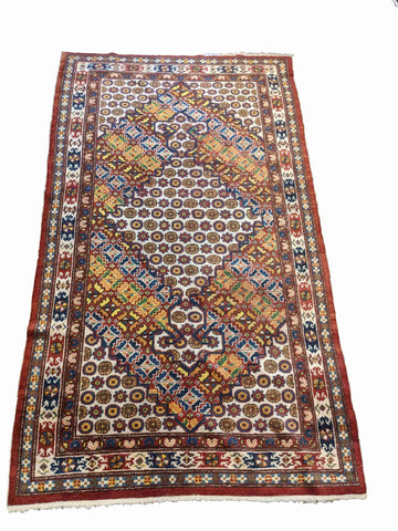 217 x 126 cm Nomadic Tribal Tribal Brown Rug - Rugoutlet