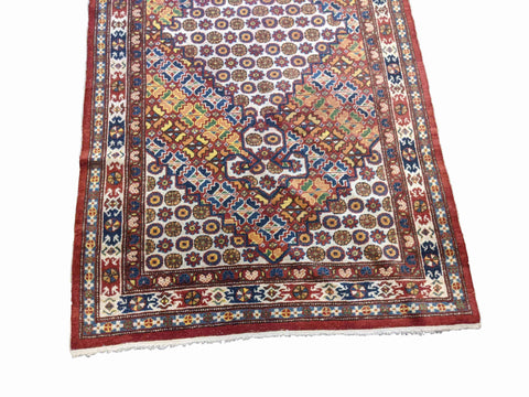 217 x 126 cm Nomadic Tribal Tribal Brown Rug - Rugoutlet