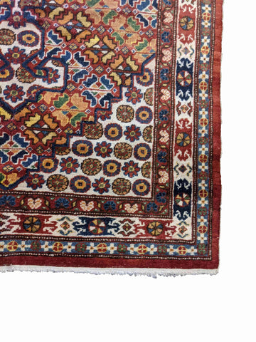 217 x 126 cm Nomadic Tribal Tribal Brown Rug - Rugoutlet