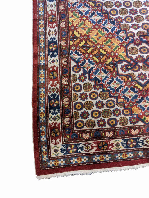 217 x 126 cm Nomadic Tribal Tribal Brown Rug - Rugoutlet