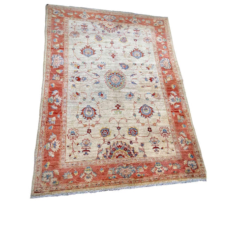 217 x 150 cm Ziegler Antique Beige Rug - Rugmaster