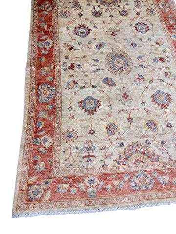 217 x 150 cm Ziegler Beige Rug - Rugoutlet