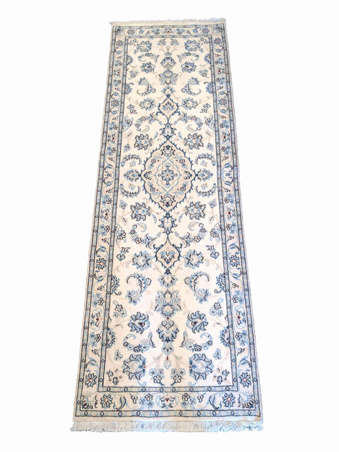 217 x 69 cm Nain Runner Traditional Grey Rug - Rugoutlet