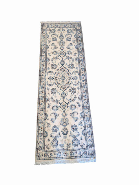 217 x 69 cm Nain Runner Traditional Grey Rug - Rugoutlet