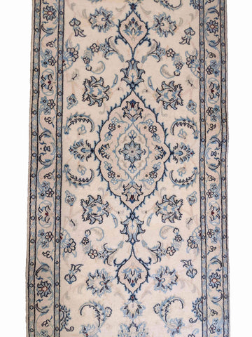 217 x 69 cm Nain Runner Traditional Grey Rug - Rugoutlet