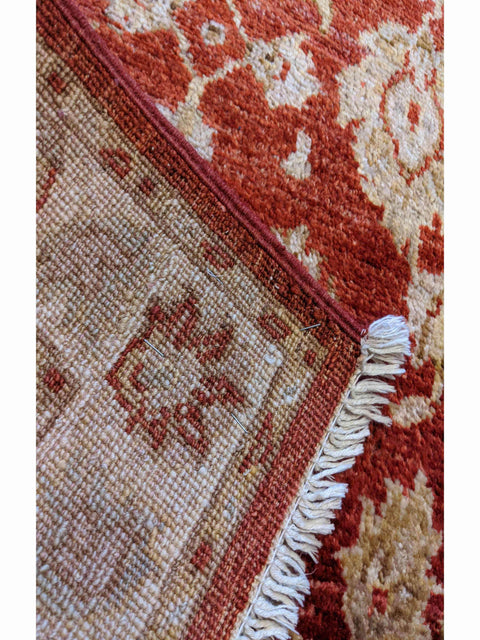217 x 72 cm Ziegler Orange Rug - Rugoutlet