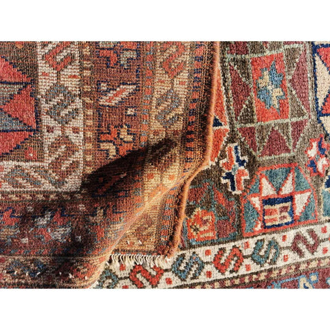 220 x 115 cm Old Tribal Lori Brown Rug - Rugoutlet