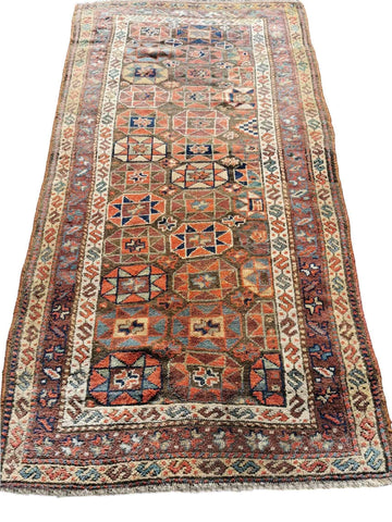 220 x 115 cm Old Tribal Lori Brown Rug - Rugoutlet