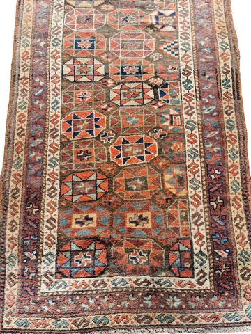 220 x 115 cm Old Tribal Lori Brown Rug - Rugoutlet