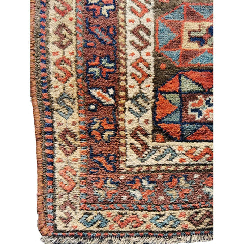220 x 115 cm Old Tribal Lori Brown Rug - Rugoutlet