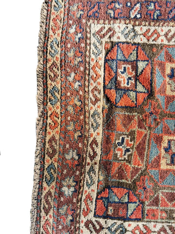 220 x 115 cm Old Tribal Lori Brown Rug - Rugoutlet