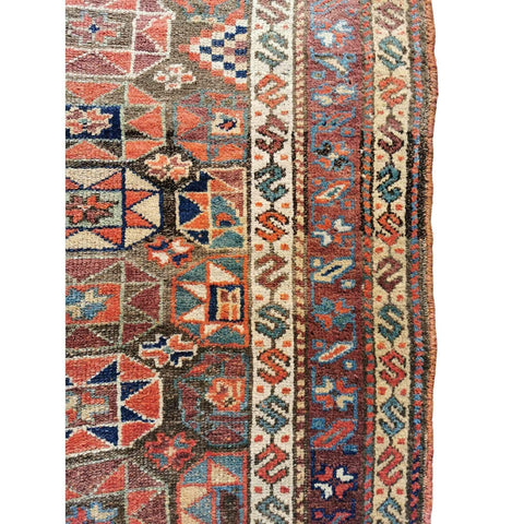 220 x 115 cm Old Tribal Lori Brown Rug - Rugoutlet