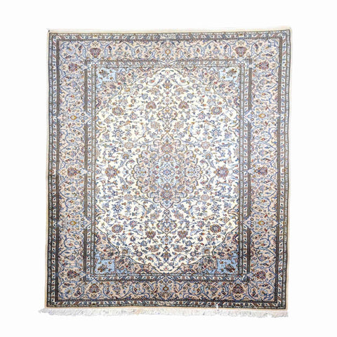 220 x 144 cm Traditional Handmade Traditional Beige Rug - Rugoutlet