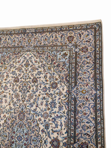 220 x 144 cm Traditional Handmade Traditional Beige Rug - Rugoutlet
