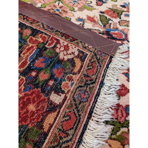221 x 153 cm Persian Hamadan Traditional Red Rug - Rugoutlet