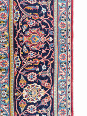 221 x 331 cm Antique Kashan Antique Red Rug - Rugmaster