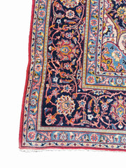 330x220cm Old Persian Kashan Red Rug - Rugoutlet