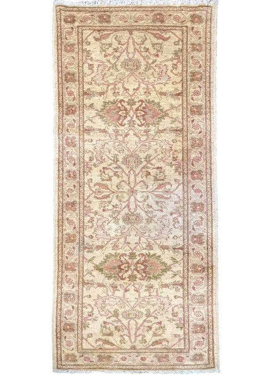 224 x 78 cm Ziegler White Rug - Rugoutlet