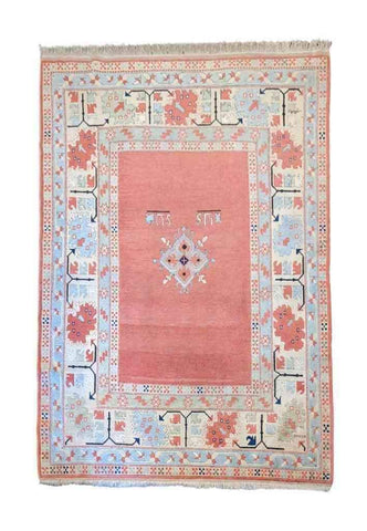 226 x 180 cm Karz Traditional Pink Rug - Rugoutlet