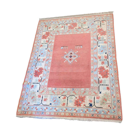 226 x 180 cm Karz Traditional Pink Rug - Rugoutlet