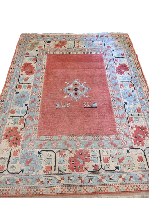 226 x 180 cm Karz Traditional Pink Rug - Rugoutlet