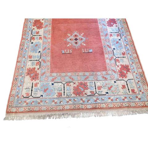 226 x 180 cm Karz Traditional Pink Rug - Rugoutlet