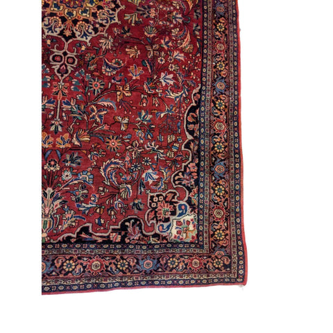 228 x 150 cm Bijar OLD Traditional Red Rug - Rugmaster