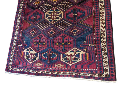 228 x 180 cm Lori Tribal Red Rug - Rugmaster