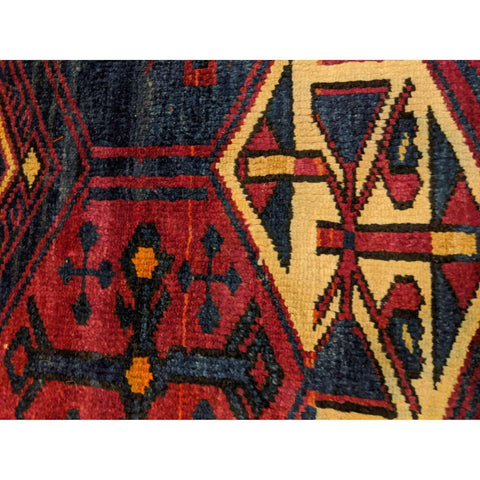 228 x 180 cm Lori Tribal Red Rug - Rugmaster