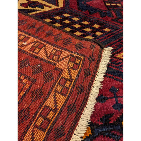 228 x 180 cm Lori Tribal Red Rug - Rugmaster