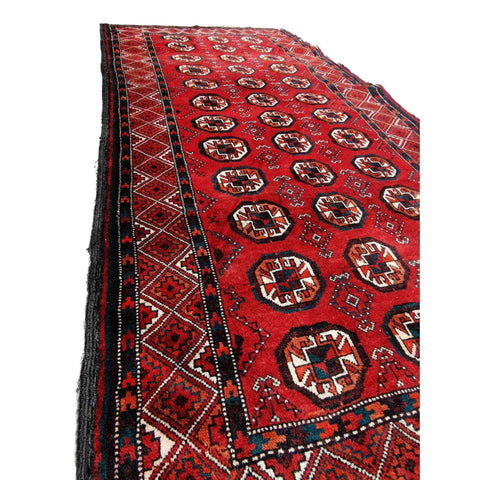 230 x 110 cm Persian Baluch Traditional Red Rug - Rugoutlet