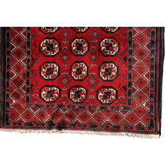 230 x 110 cm Persian Baluch Traditional Red Rug - Rugmaster