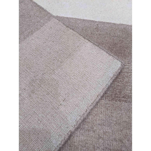 230 x 160 cm Modern Handmade Grey & White Rug - Rugmaster