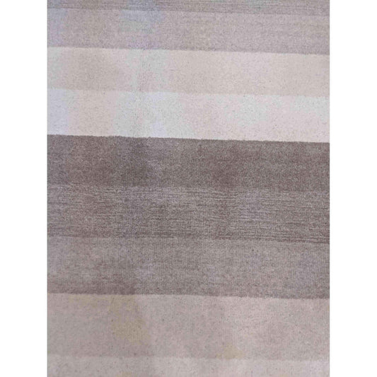 230 x 160 cm Handmade Grey & White Rug - Rugoutlet