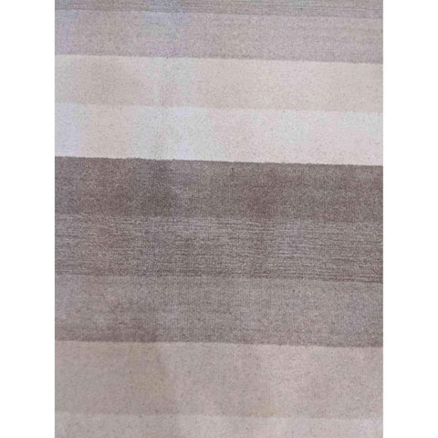230 x 160 cm Modern Handmade Grey & White Rug - Rugmaster