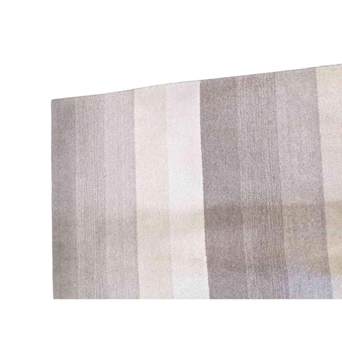 230 x 160 cm Modern Handmade Grey & White Rug - Rugmaster