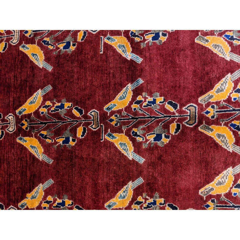 230 x 168 cm Qashqai Tribal Red Rug - Rugoutlet