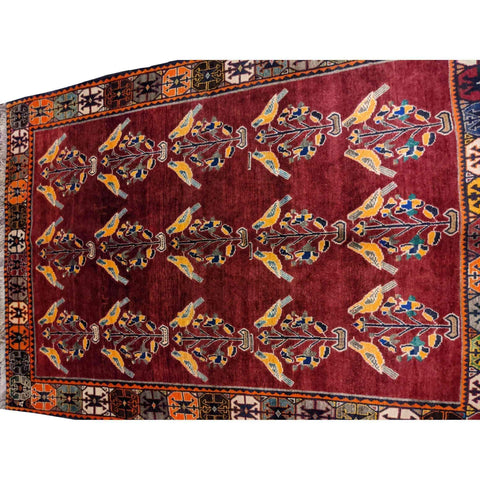 230 x 168 cm Qashqai Tribal Red Rug - Rugoutlet
