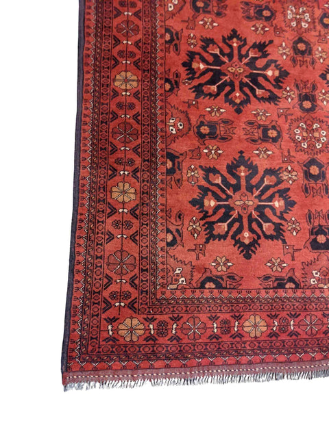 Afghan Tribal Wool Rug 230 x 175 cm (7.55 x 5.74 ft) – Design 2