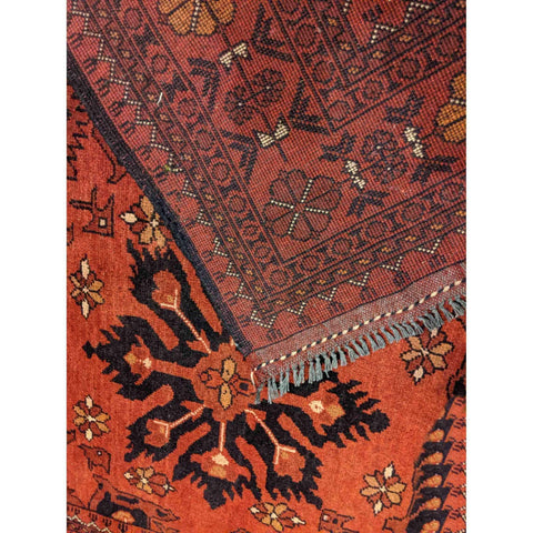 Afghan Tribal Wool Rug 230 x 175 cm (7.55 x 5.74 ft) – Design 2