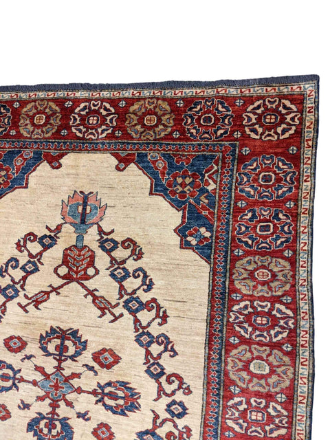 232 x 171 cm Kazak Modern Yellow Rug - Rugmaster