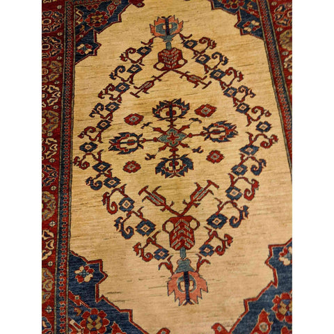 232 x 171 cm Kazak Modern Yellow Rug - Rugmaster