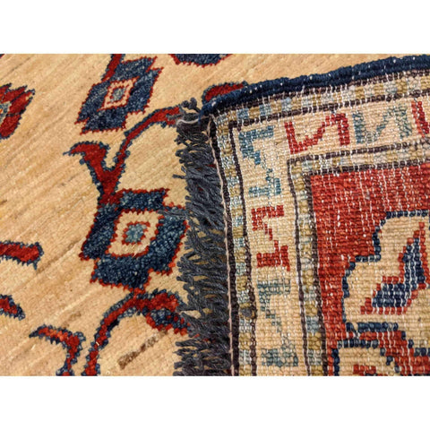 232 x 171 cm Kazak Modern Yellow Rug - Rugmaster
