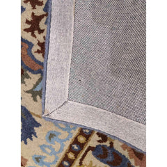 233 x 168 cm Handcuffed Brown Traditional Blue Rug - Rugmaster