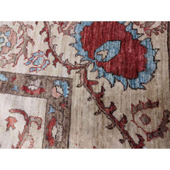 236 x 175 cm dye Kazak Beige Rug - Rugoutlet