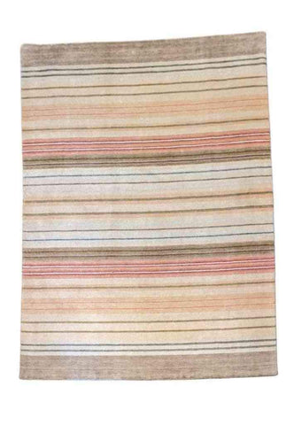 237 x 162 cm Modern Beige & Multicolor Rug - Rugmaster