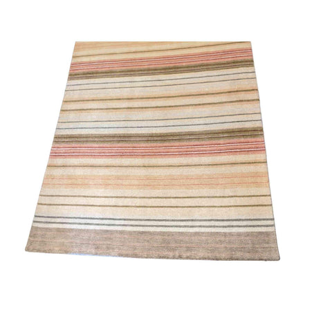 237 x 162 cm Modern Beige & Multicolor Rug - Rugmaster