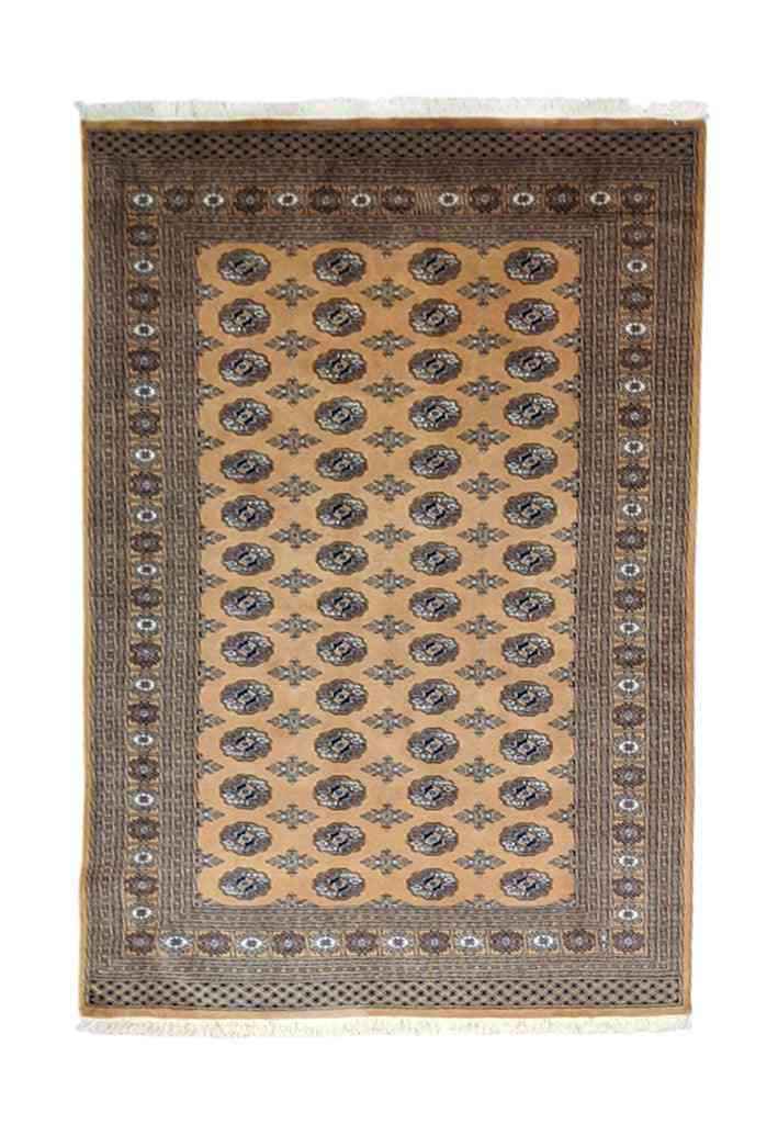 237 x 176 cm Pakistan Bukhara Traditional Brown Rug - Rugmaster