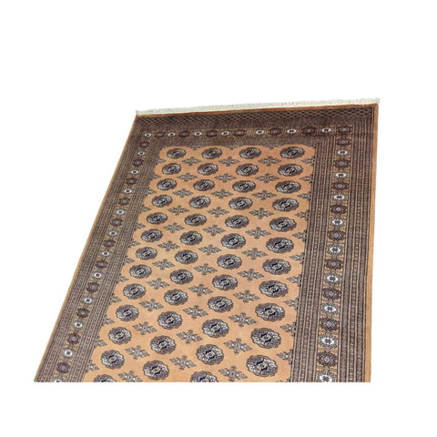 237 x 176 cm Pakistan Bukhara Traditional Brown Rug - Rugmaster